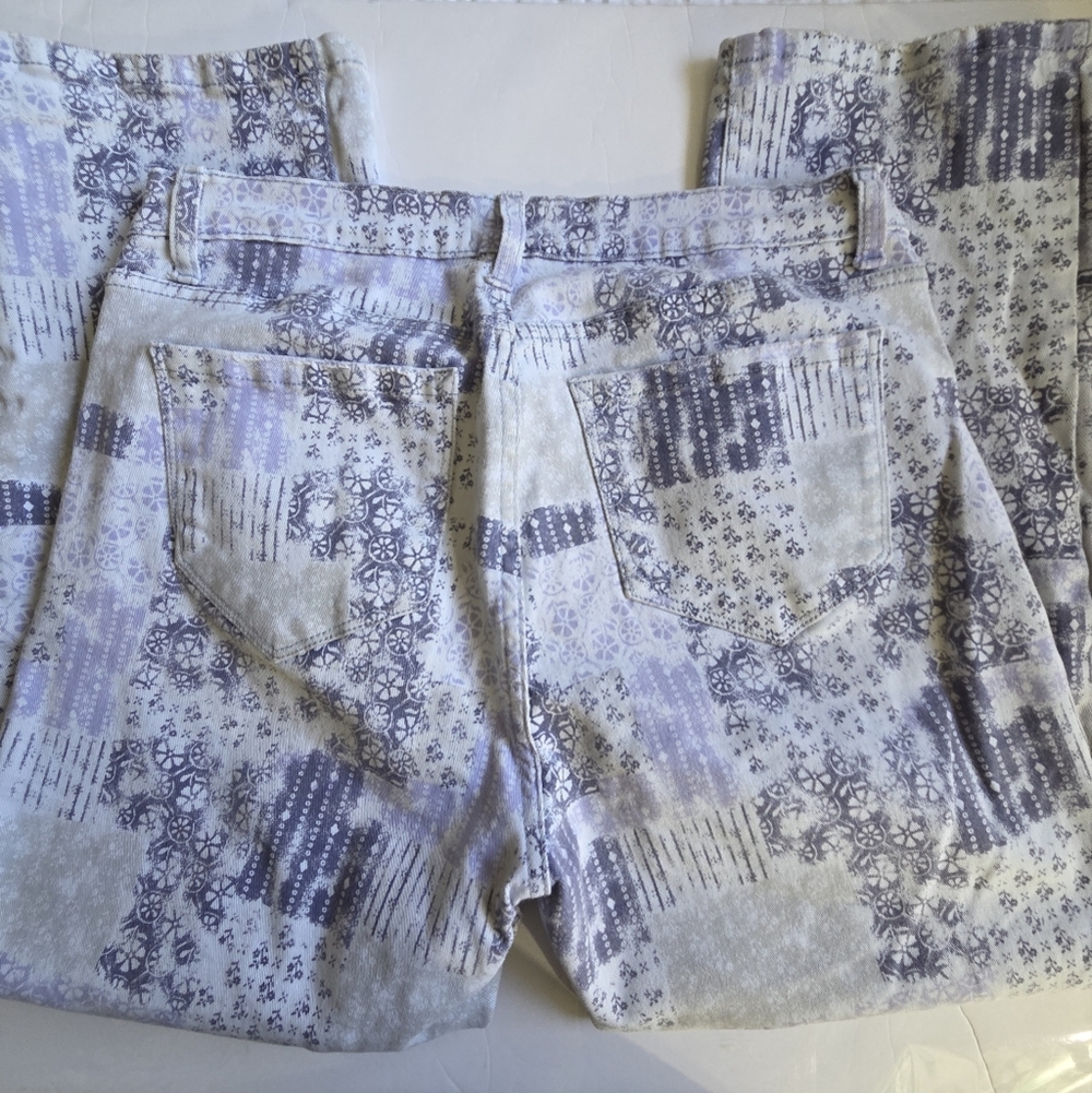 Patchwork Patterned Kensie Straight Fit Jeans - image 4